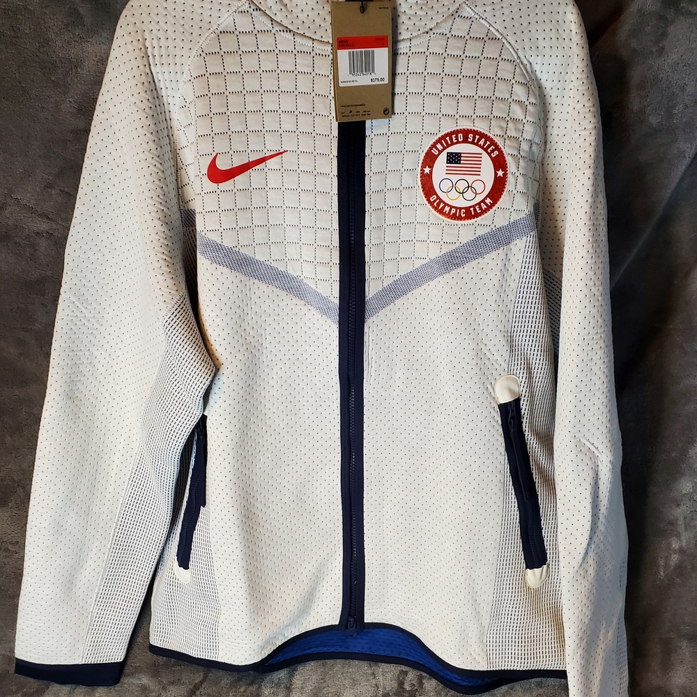 Nike USA Olympic White and Navy Jacket